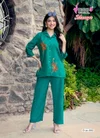 Maanya Vol 1 By Mystic 9 Silk With Embroidery Work Co Ord Set
